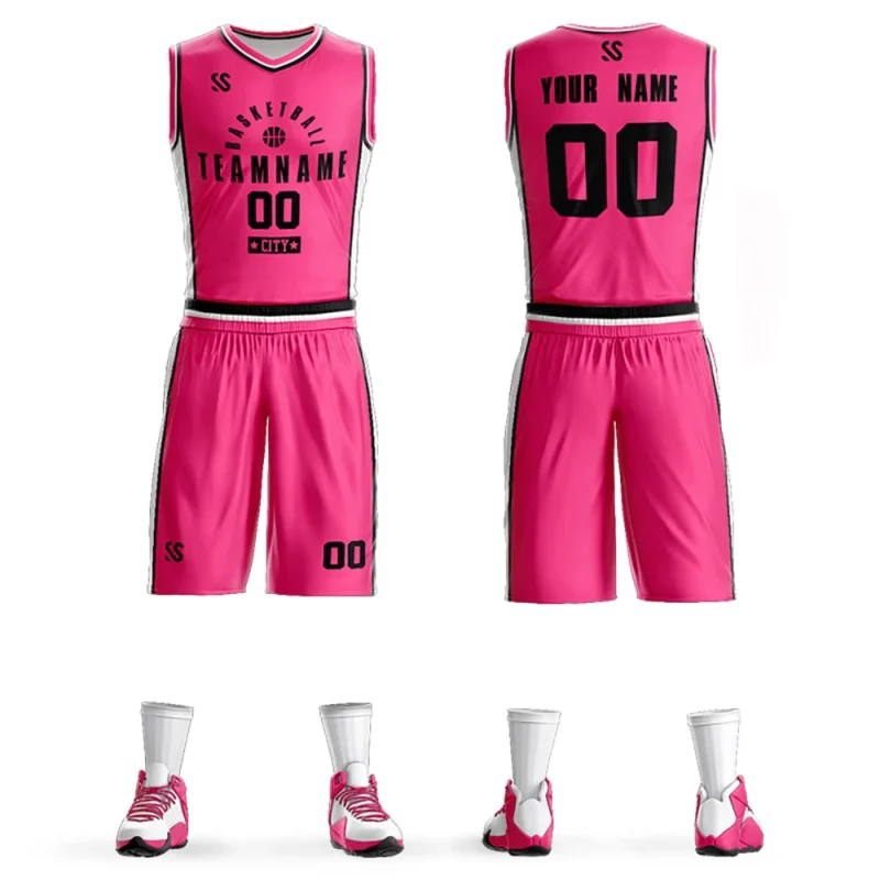 Personal Customizable Basketball Uniform For Men Sportwear Team Name Printed Jerseys Training Tracksuits