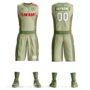 Custom DIY Men Basketball Jerseys Cheap Basketball Uniforms Sets Sleeveless Shirt Team Training Sport Jerseys Outdoor Clothes