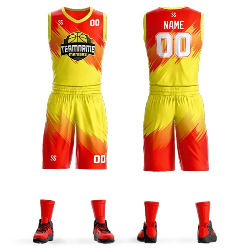 Custom College League Basketball Jersey Set Design Printing Name Number Personalized Graffiti Basketball Shirt With Shorts Men