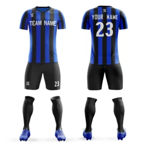 Custom Soccer Jersey Set Printed Team Name/Number Add Logo Fashion Outdoor Sports Short Sleeve Tee Shorts Suit Men/Lady/Youth