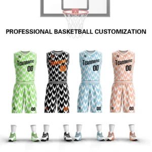 Custom Adults Basketball Jersey Set Full Sublimation Basketball Uniforms Breathable Team Clothes Basketball Shirts Blank Men's