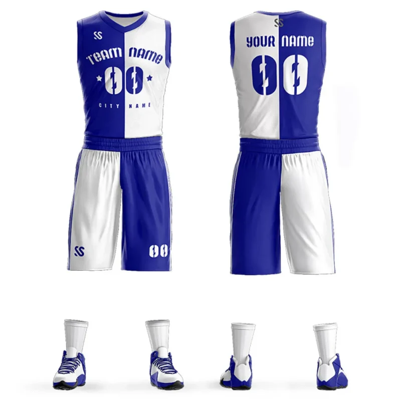 kf-Hb14898a6eda94155baf46ae3201fc682g.webp Custom Cheap Diy Basketball Jerseys Set Uniforms Kits Youth Men Basketball Shirts Shorts Suit Sports Clothes Mix Order
