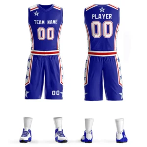 Custom Basketball Shirt Fashion Gradient Design Creative Team Uniform Basketball Jersey Set Adult/Kids