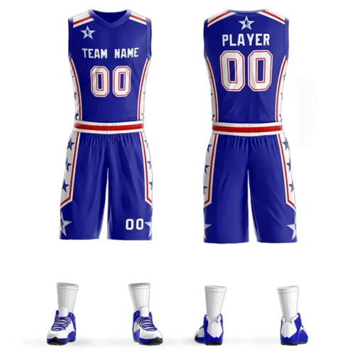 kf-Hb8d03b8a076942208a6e917ca411f657Z.webp Custom Basketball Shirt Fashion Gradient Design Creative Team Uniform Basketball Jersey Set Adult/Kids