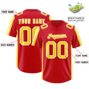 Custom Football Jerseys Retro Athletic Rugby Uniform Printed American Wear for Adults Short Plain Mesh Polyester Practice