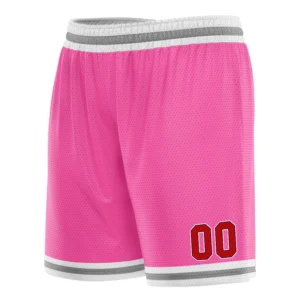 Custom Women College Basketball Shorts Double Side Custom Basketball Uniform Fashion Throwback Brand Print Numer Name 17 Color