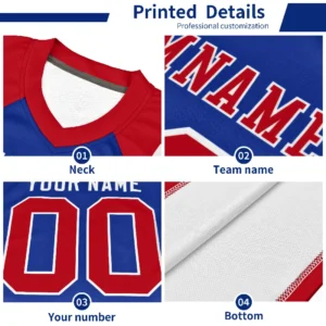 Custom Football Jerseys Sublimated Retro American Uniforms Personalized Rugby Jerseys With Embroidery