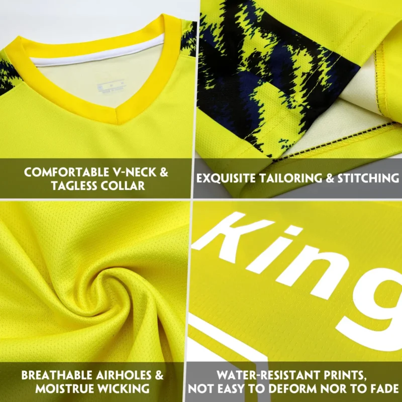 kf-S10426861b0f64a36a07d315f5eb6c72fs.webp Custom Goalkeeper Jersey Padded Soccer Goalie Shirt Goalkeeper Kit Personalized for Boys Youth Adults with Name Number