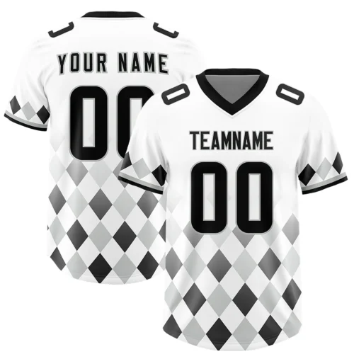 Custom American Football Jersey Personalized Team Name Number Print Vintage Style Training Top
