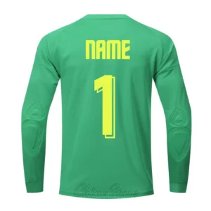 Custom Kids Men Soccer Goalkeeper Jerseys Tops Survetement Football Goalie Keeper Jersey Rugby Shirts Sport Kit Elbow Protector