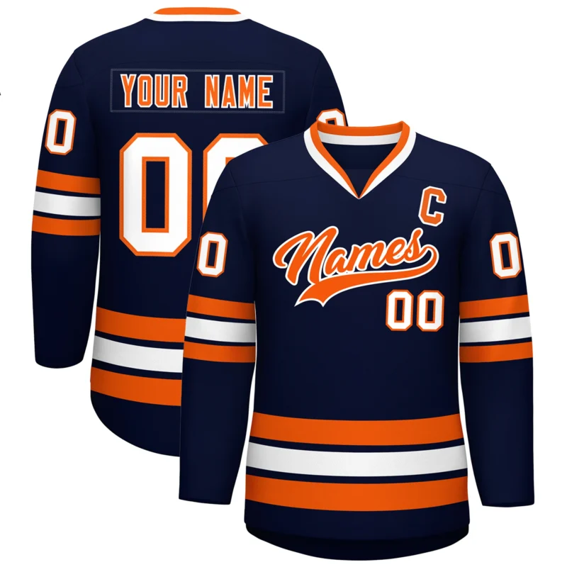 Printed Ice Hockey Jersey Customized Name & Numbers - Design Your Own Ice Hockey Jersey Competition Training Jerseys