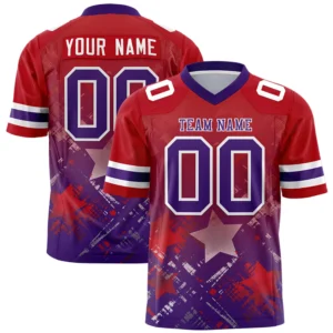 Custom Men's Letter Stitched American Football Jersey Breathable Rugby Uniform Sports Tops T-Shirts Men Clothing