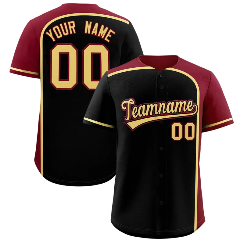 Custom Button Down Baseball Shirts Stitched Name Personalized Polyester Softball Jersey Sports Uniforms for Adults