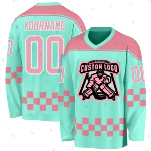 Custom Name Team Gradient Graffiti Colorful Retro Breathable Pullover 3DPrint Casual Harajuku Hockey Long Sleeve Jersey Shirts 1
