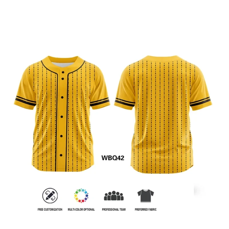 shirts for man Unisex baseball uniform Custom shirt y2k Button Baseball Jersey sportswear Fashion Outdoor Sunscreen clothing top