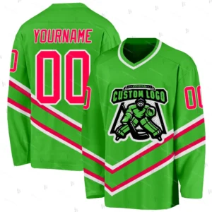 Custom Name Team Gradient Graffiti Colorful Retro Breathable Pullover 3DPrint Casual Harajuku Hockey Long Sleeve Jersey Shirts 1
