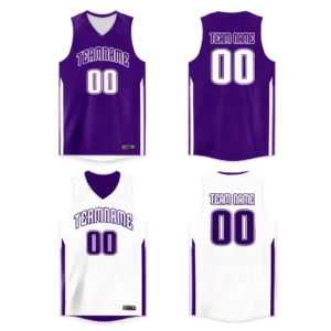 Custom Basketball Jerseys Reversible Top Shirt Quick Drying Basketball Reversible Basketball Uniform College League Training