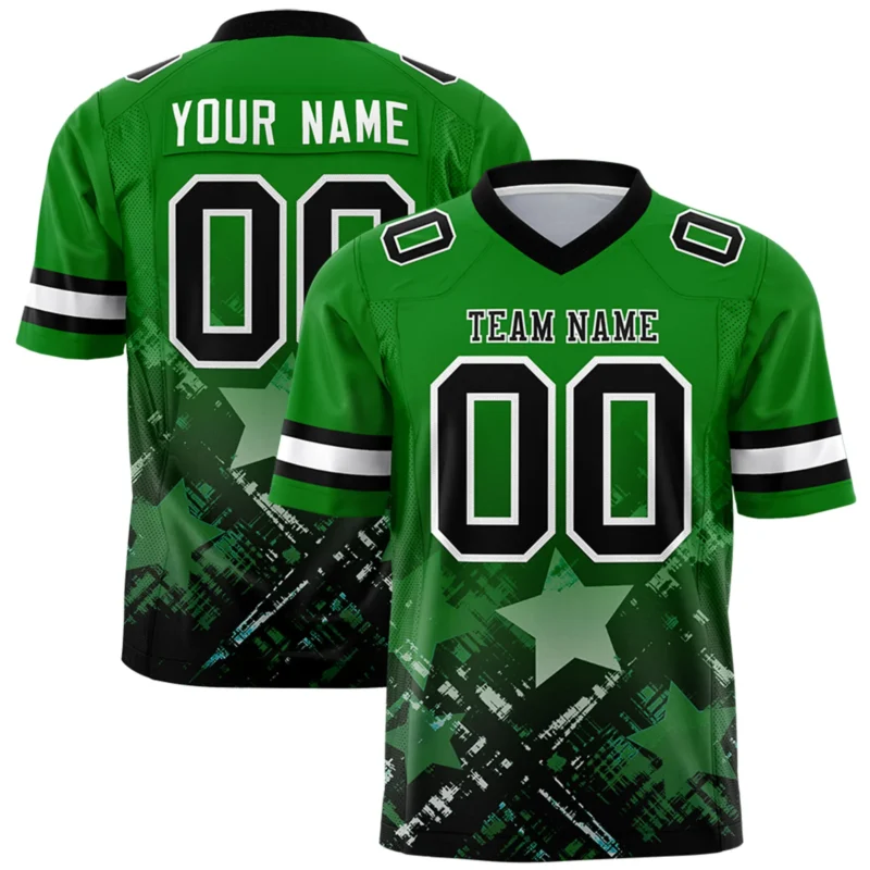 Custom Men's Letter Stitched American Football Jersey Breathable Rugby Uniform Sports Tops T-Shirts Men Clothing