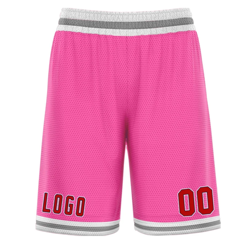 Custom Women College Basketball Shorts Double Side Custom Basketball Uniform Fashion Throwback Brand Print Numer Name 17 Color