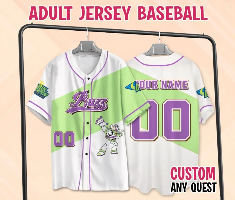 Custom Toy Story Baseball Jersey Disney Toy Story Characters Toy Story Shirt Kids Youth Adult Jersey Camisetas Estampadas