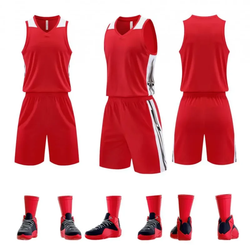 Sublimation Custom Adults Basketball Uniform Personalized 100% Polyester Breathabale Basketball Jersey Sportswear Shirt For Men