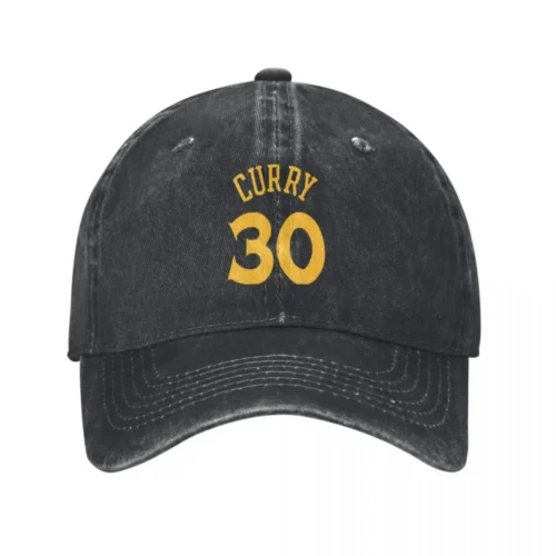 2025 Summer Steph Curry Jersey Baseball Cap For Unisex Men Vintage Trucker Hat Fitted Retro Sunshade Outdoor Sun Baseball Caps