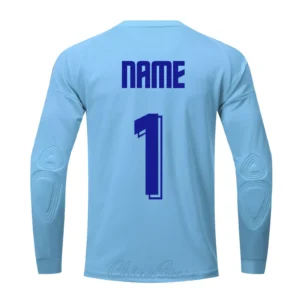 Custom Kids Men Soccer Goalkeeper Jerseys Tops Survetement Football Goalie Keeper Jersey Rugby Shirts Sport Kit Elbow Protector