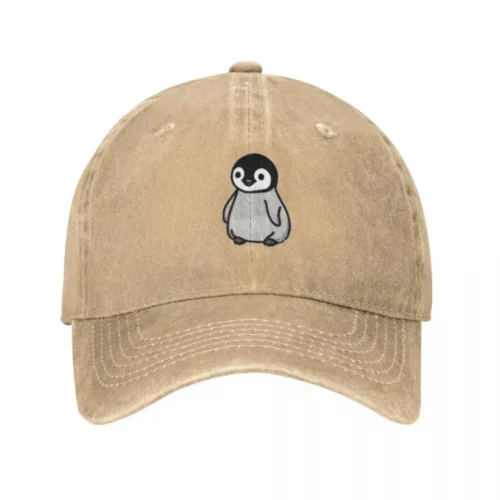 kf-Sb64699c1c4aa46e4aa2727eb501f2fb85.webp Baby Penguin Denim Baseball Cap Cute Animal Men Women Casual Hip Hop Hats Summer Funny Hippie Wholesale Snapback Cap