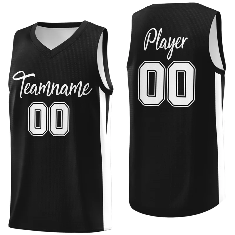 Custom Basketball Jersey V-Neck Printed Team Name Numbers Logo School College Jersey Athletic Tank Top for Men Women