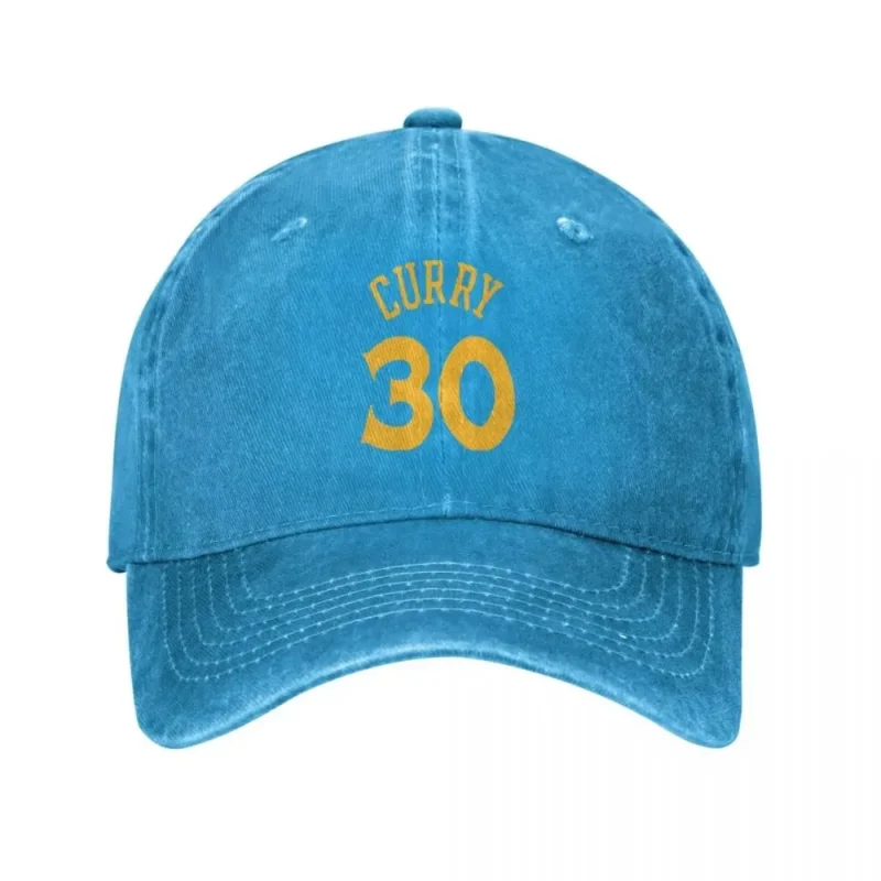 2025 Summer Steph Curry Jersey Baseball Cap For Unisex Men Vintage Trucker Hat Fitted Retro Sunshade Outdoor Sun Baseball Caps