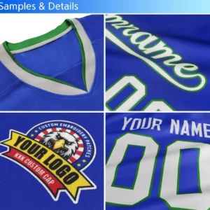 Printed Ice Hockey Jersey Customized Name & Numbers - Design Your Own Ice Hockey Jersey Competition Training Jerseys
