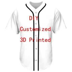 Drop Shipping VIP Link Customize 3D Printed Shirts Personalized Baseball Jersey Shirts Baseball Shirt Women's Men's Shirt
