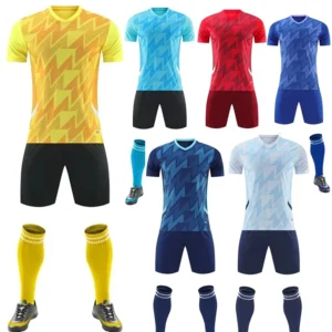 Adult Football Shirts Kit Uniform Polyester Soccer Jersey Set Custom Football Jersey