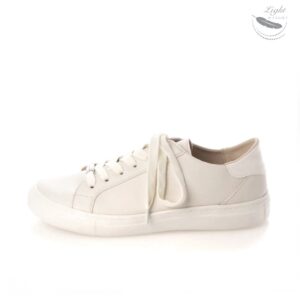 Acrux/アクルス （E White）エナメルスクエアトウ厚底スニーカー