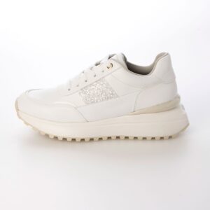 Isara/イサラ（White）キルティングボリュームスニーカー