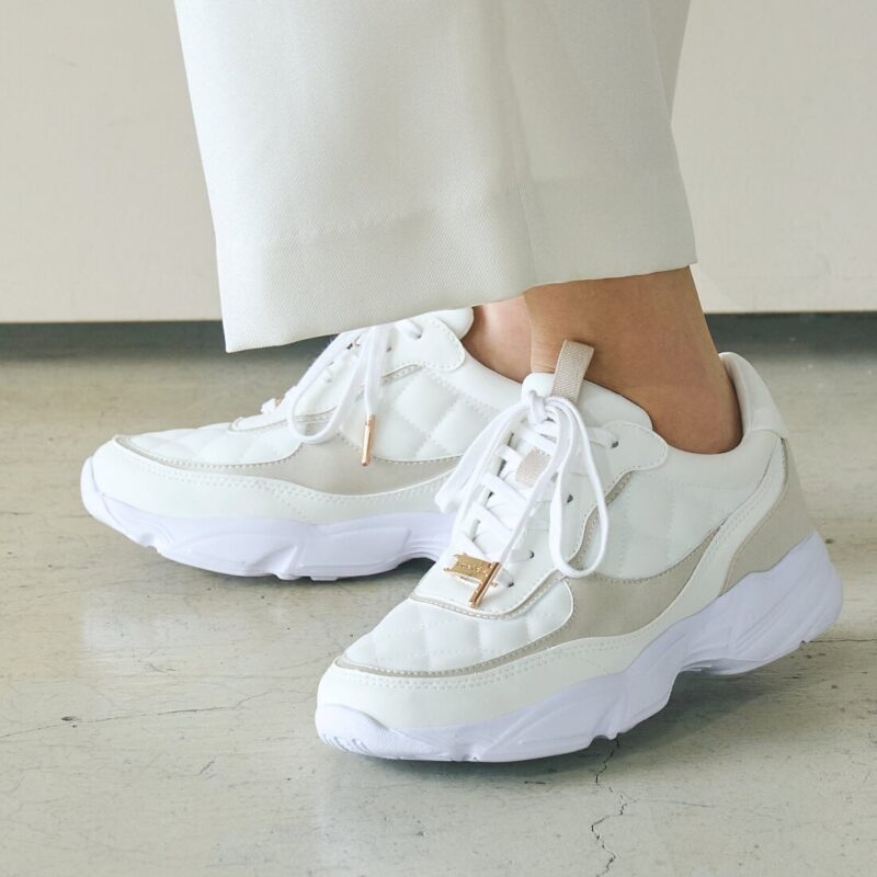 Asterism/アステリズム（Ivory）バイカラーボリュームスニーカー