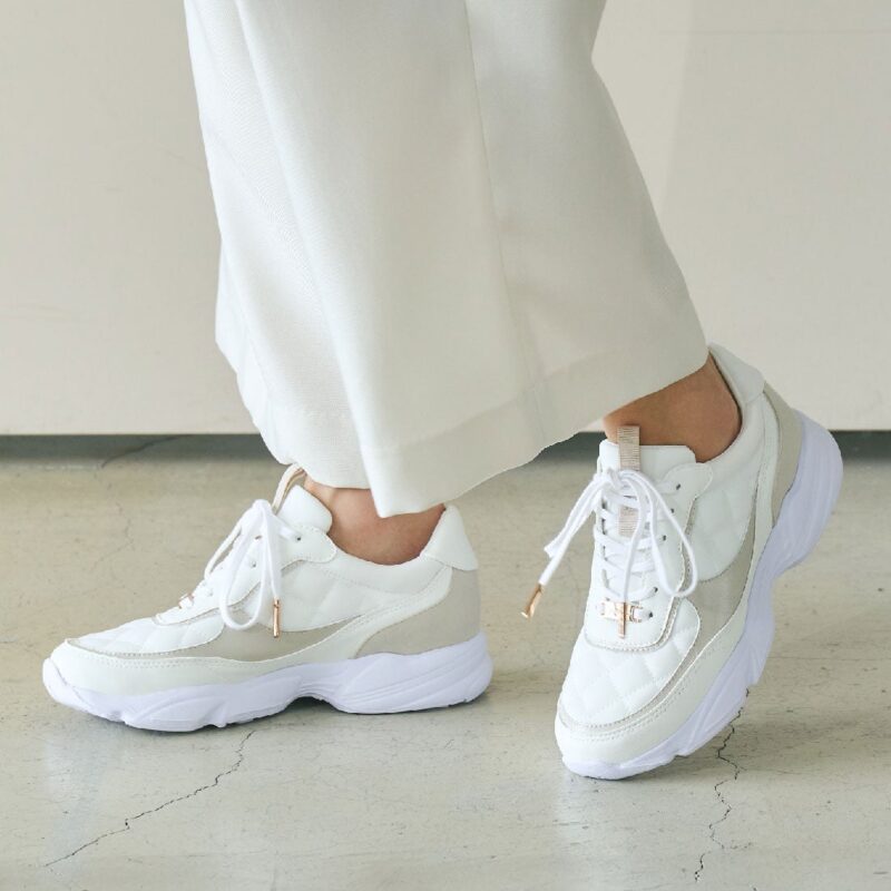 Asterism/アステリズム（Ivory）バイカラーボリュームスニーカー