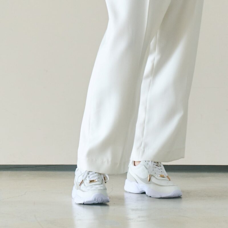 Asterism/アステリズム（Ivory）バイカラーボリュームスニーカー