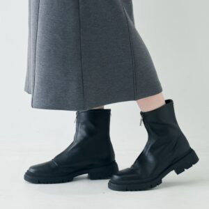 Tiaki /ティアキ（Brown）ラメニットソックスブーツ