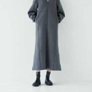 Tiaki /ティアキ（Brown）ラメニットソックスブーツ