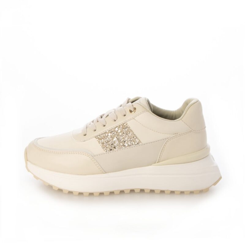 Argo/アルゴ（Beige）グリッターボリュームスニーカー