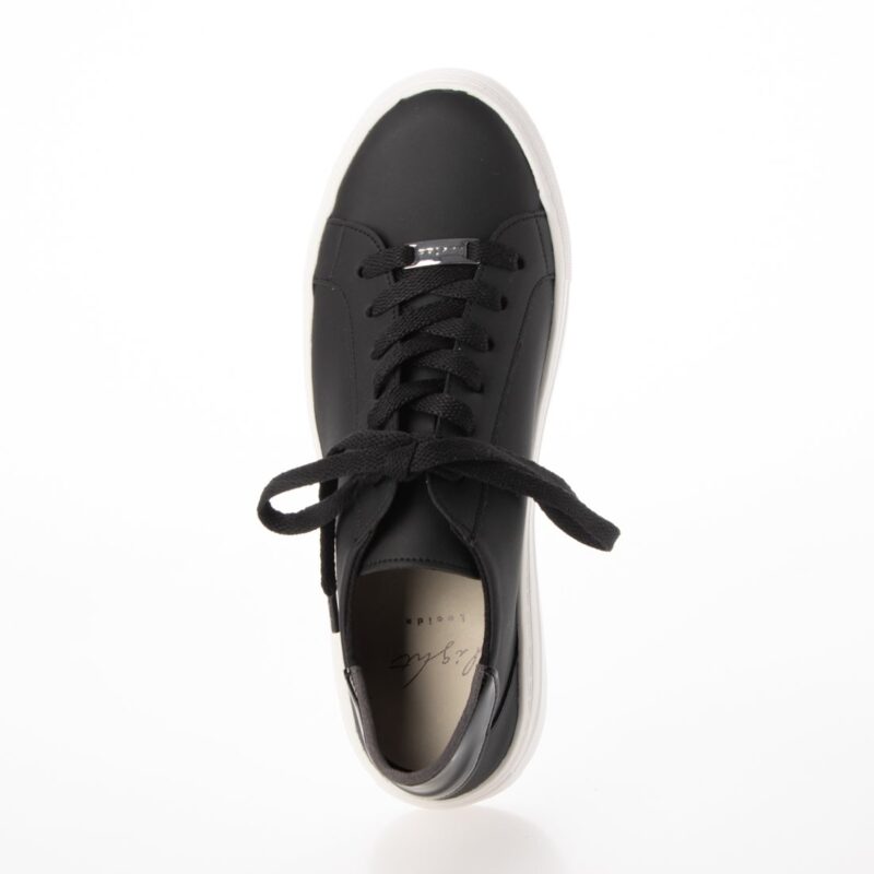 Alshat/アルシャト（Black）フェイクファースニーカー