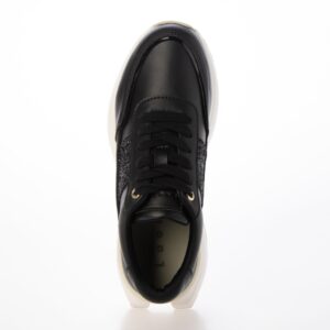 Aquila /アークイラ（Black）キルティングボリュームスニーカー