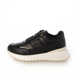 Aquila /アークイラ（Black）キルティングボリュームスニーカー