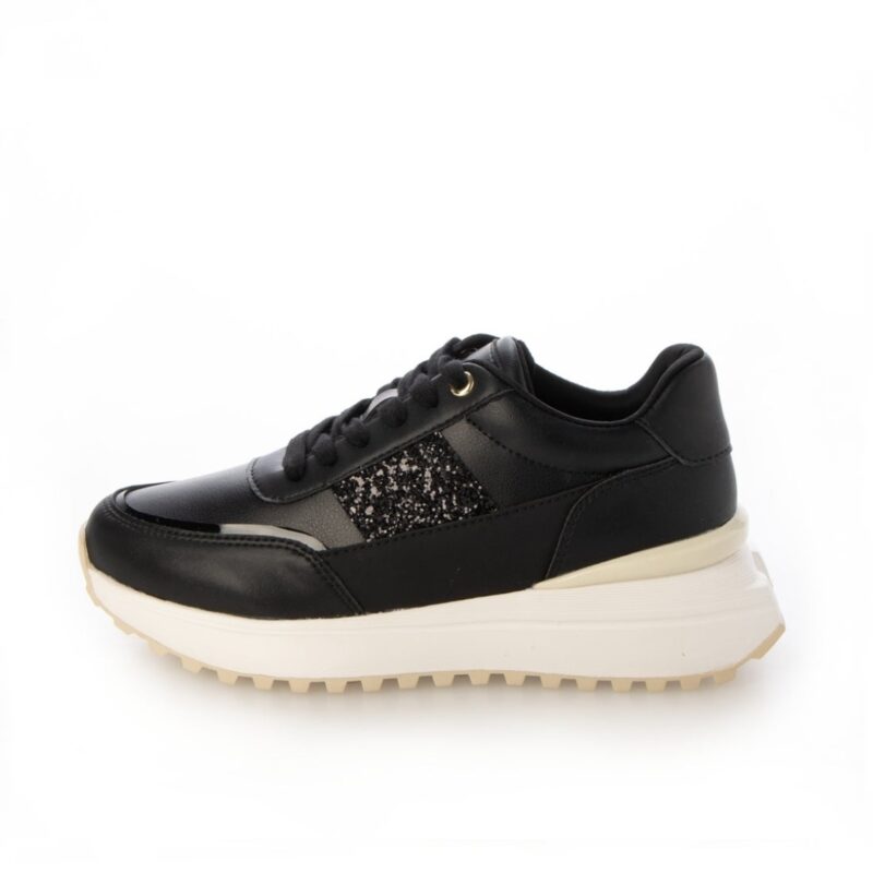 Aquila /アークイラ（Black）キルティングボリュームスニーカー