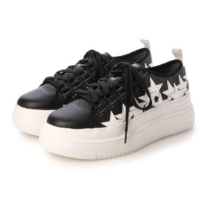 Enif/エニフ（Navy）デザインカットプラットフォームスニーカー