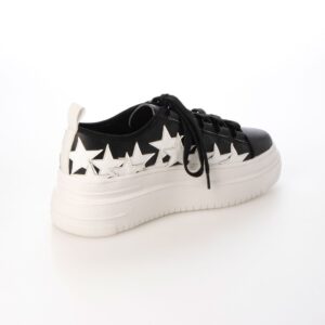 Enif/エニフ（Navy）デザインカットプラットフォームスニーカー