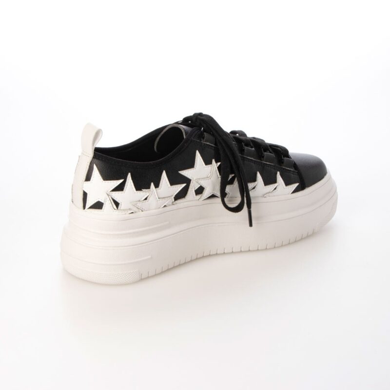 Enif/エニフ（Navy）デザインカットプラットフォームスニーカー