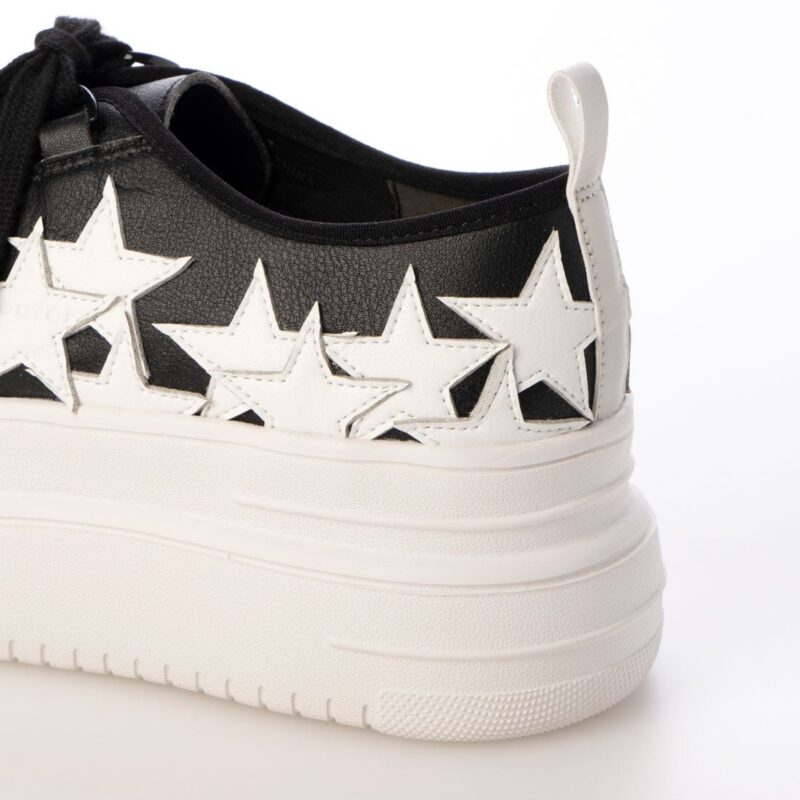 Enif/エニフ（Navy）デザインカットプラットフォームスニーカー