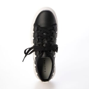 Enif/エニフ（Navy）デザインカットプラットフォームスニーカー